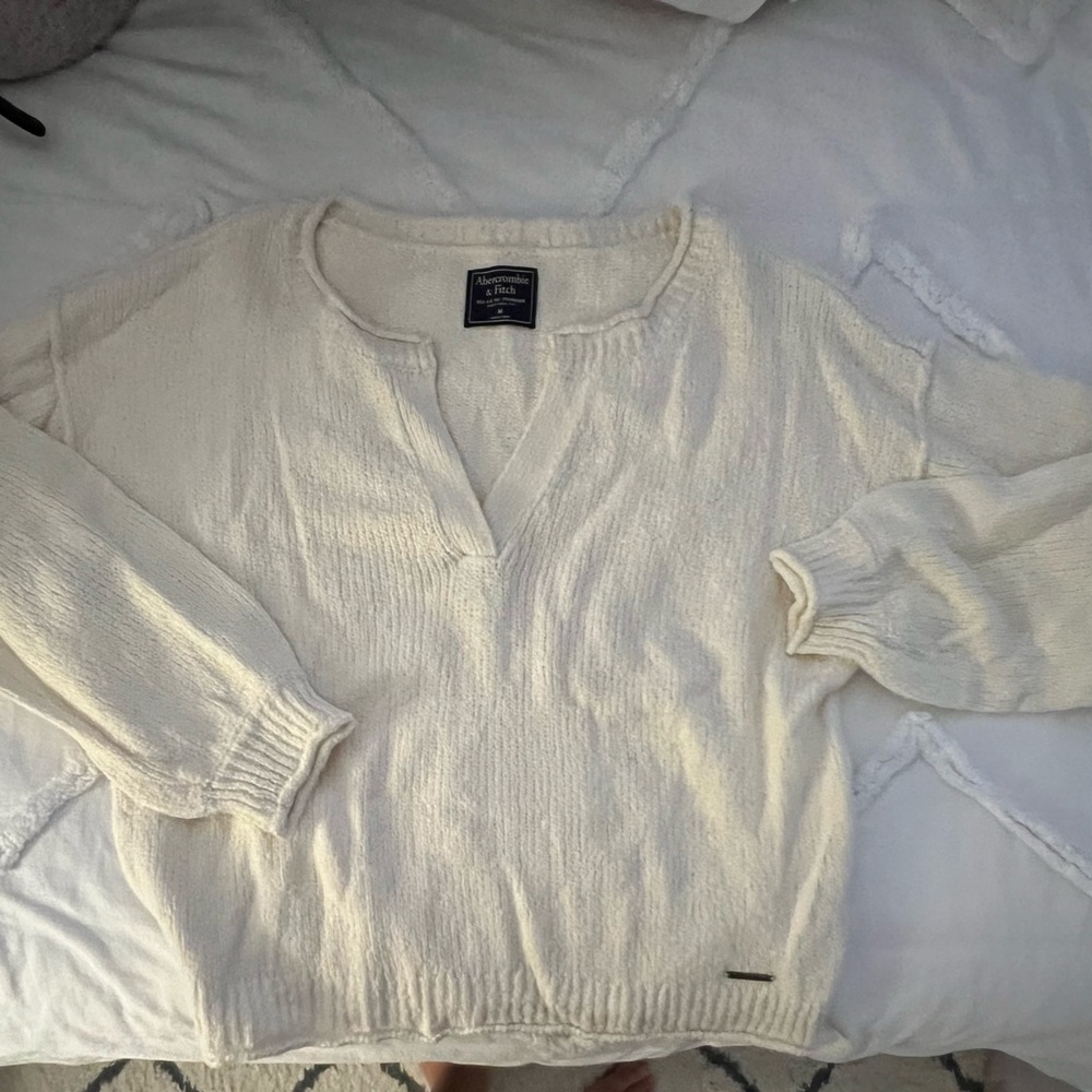 Abercrombie Cream Sweater